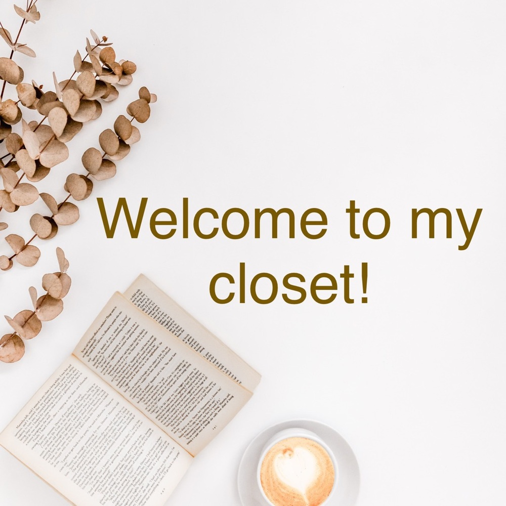 Welcome to my closet!